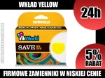 TUSZ ŻÓłTY DO BROTHER LC123 / LC127 Y, NOWA WERSJA -DZIAŁA WSZĘDZIE!