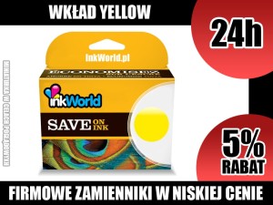 TUSZ ŻÓŁTY (YELLOW) DO EPSON T1814 18XL Y, KURIER! WYS. 24H!