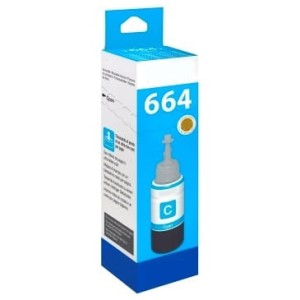 Tusz InkWorld do Epson T6642-c T664 664XL - L220 L362 L655 L132 L365 L200 bottle cyan