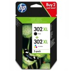 Komplet do HP - 302XL BK+C, 1110 2130 3630 3639 Envy4520 - BEZPŁATNY PACZKOMAT