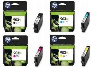 Zestaw tuszy do HP - 903xl BK+CMY 6900 6950 6970 6960 - BEZPŁATNY PACZKOMAT