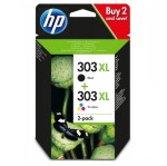 Komplet do HP - 303XL BK+C, HP Envy Inspire 7200, 7900 - BEZPŁATNY PACZKOMAT