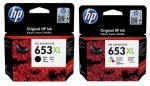Komplet do HP - 653XL BK+C, 653 XL, wydajność x2, DeskJet Plus 6075, Ink Advantage 2375