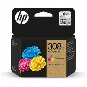 Tusz do HP - 308e CMY, HP Envy 6110e 6120e 6520 6530e, wersja XL