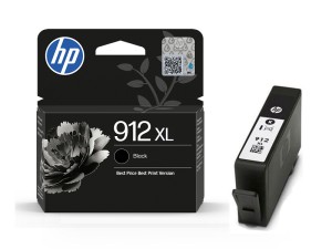 Tusz do HP - 912XL bk czarny , OFFICEJET 8010, 8020, 8024 - BEZPŁATNY PACZKOMAT